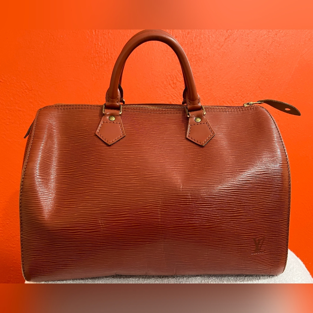 Louis Vuitton Speedy 30 Kenya Fawn Epi leather